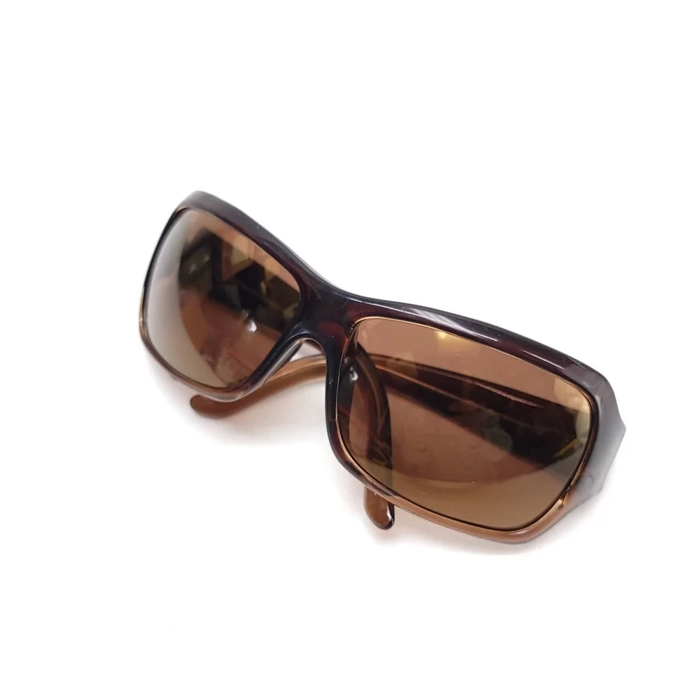 Maui Jim‎ Palms MJ-111 Brown Tortoise Wrap Sunglasses Bronze Lens Mens Womens